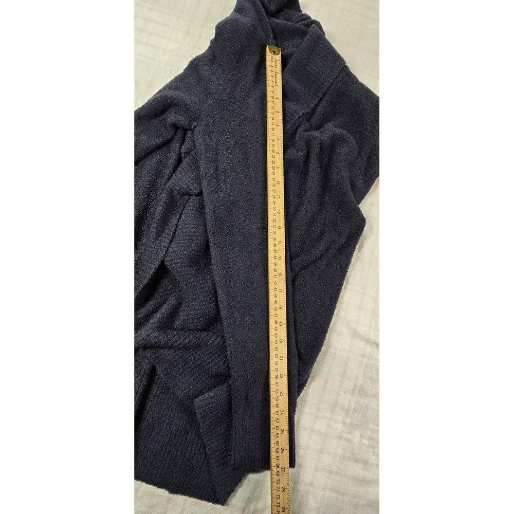Barefoot Dreams CozyChic Lite Circle Cardi Cardigan Sweater Slate Gray Women's L - Picture 8 of 11